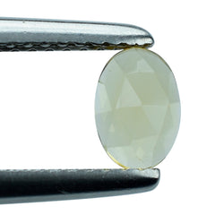 CITRINE ROSE CUT OVAL CAB (C-2) 6X4MM 2.06 Cts.