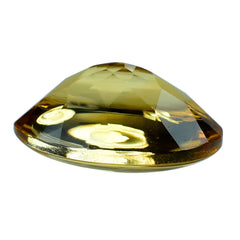 YELLOW CITRINE BUFFTOP OVAL 12X10MM 3.75 Cts.
