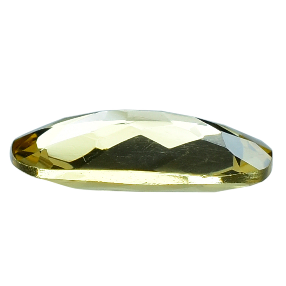 YELLOW CITRINE FLAT CUT CUSHION 16X12MM 5.85 Cts.