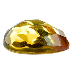 GOLDEN CITRINE CHECKER PEAR CAB 6.50X6MM 0.50 Cts.