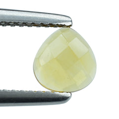 GOLDEN CITRINE CHECKER PEAR CAB 6.50X6MM 0.50 Cts.