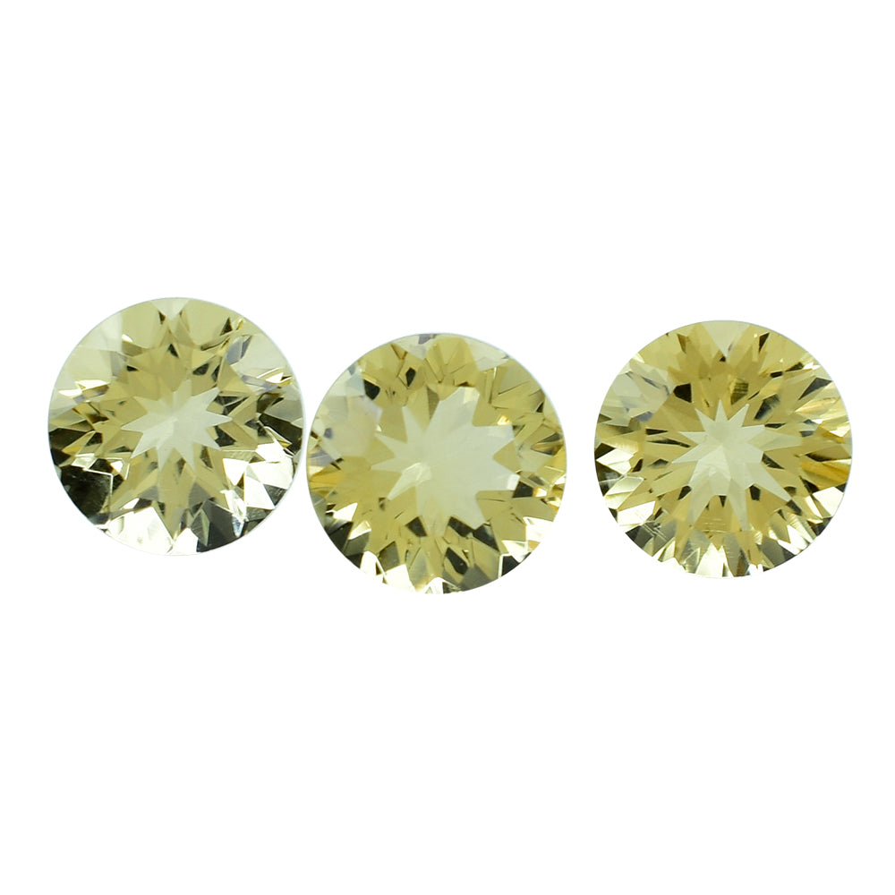 CITRINE CONCAVE CUT ROUND 6.50MM 1.01 Cts.