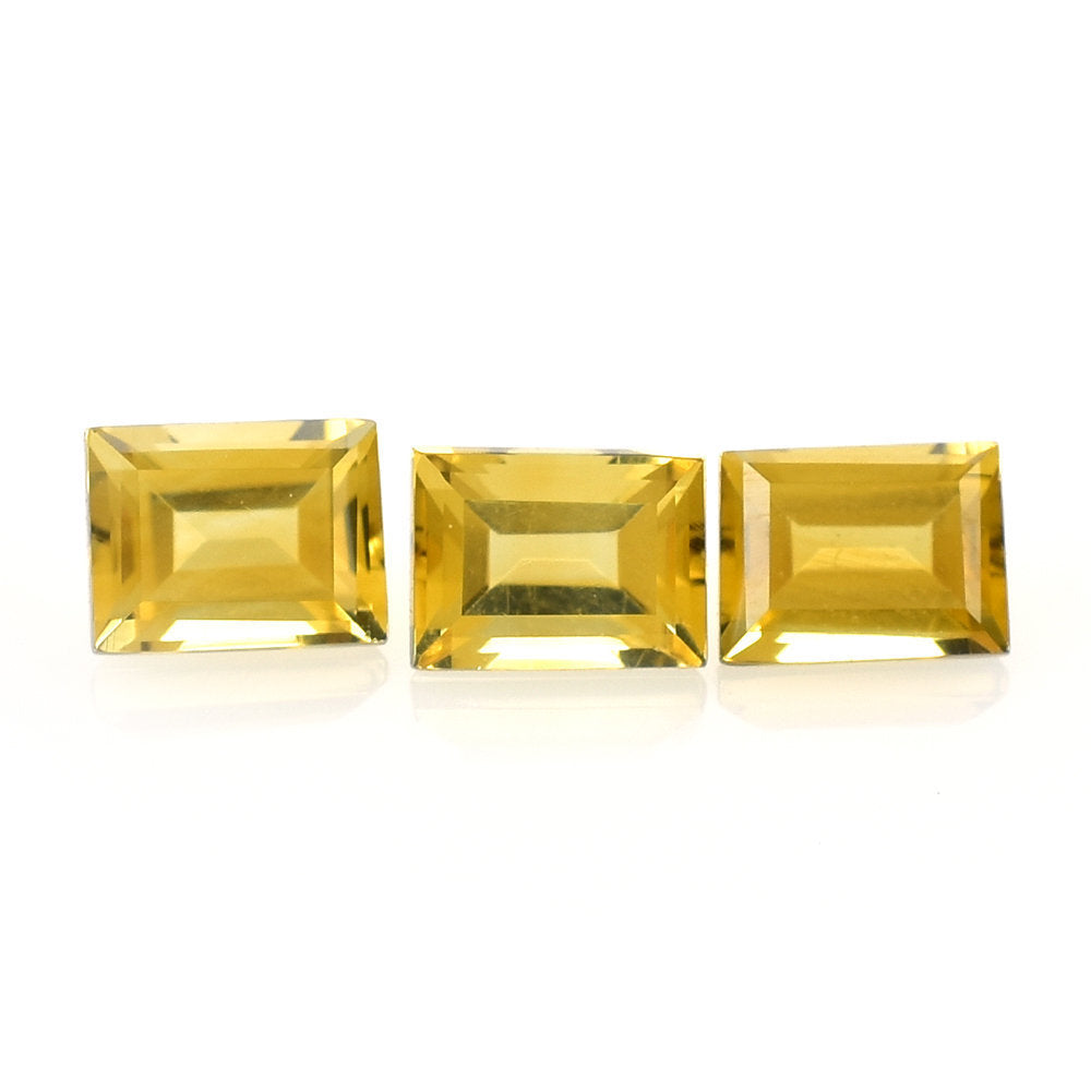 GOLDEN CITRINE CUT BAGUETTE 4X3MM 0.23 Cts.