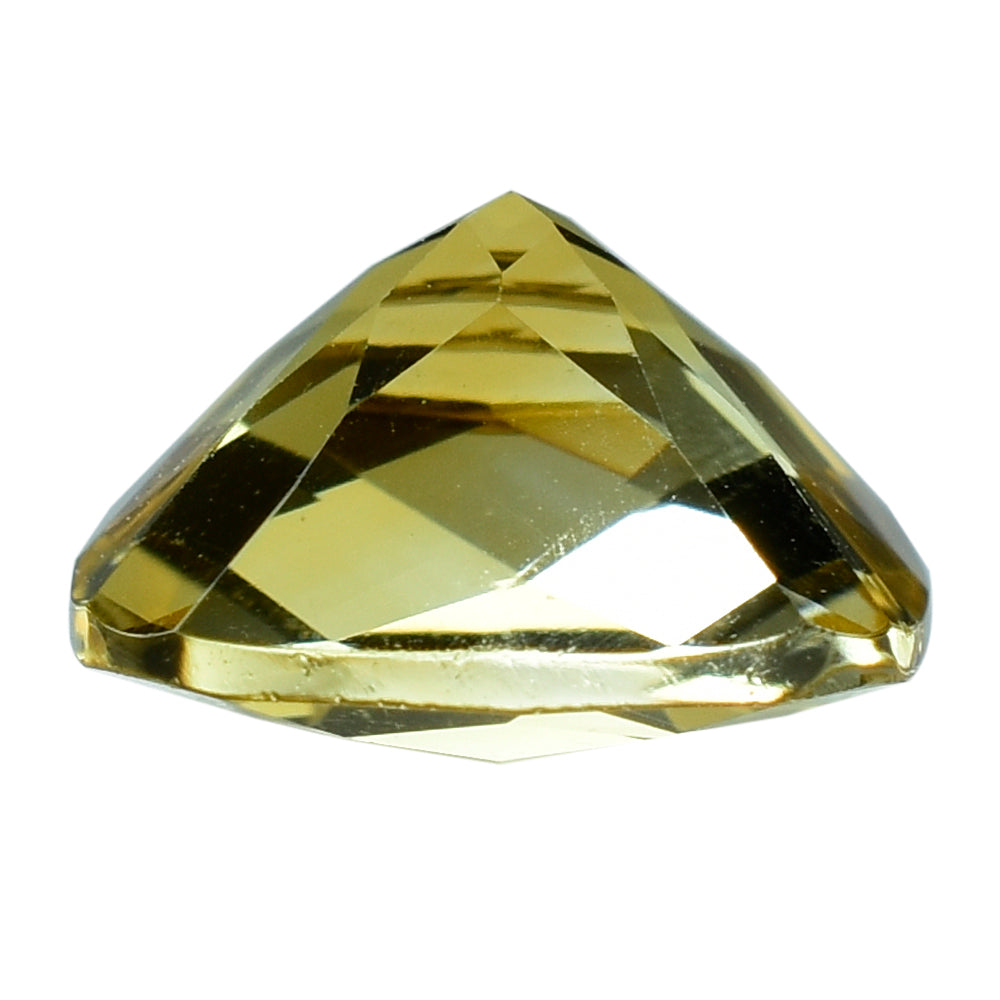 YELLOW CITRINE CHECKER CUT (C-2/CLEAN) CUSHION 9MM 2.65 Cts.