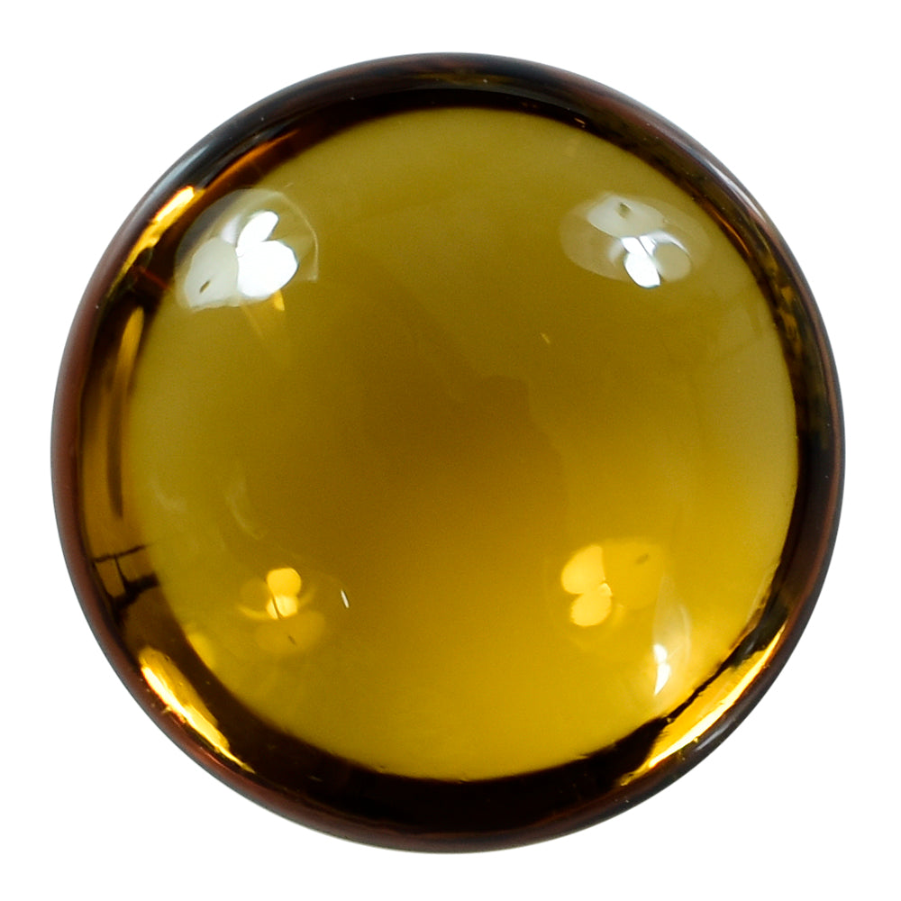 CITRINE LENTIL ROUND 15MM 12.49 Cts.