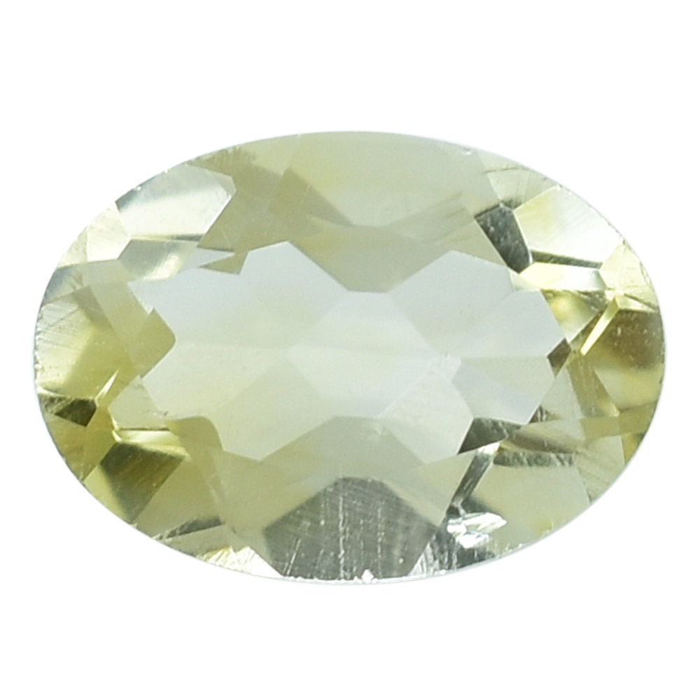 LEMON CITRINE  CUT OVAL 7X5MM 0.69 Cts.