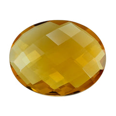 ORANGE CITRINE BRIOLETTE OVAL 20X16 MM 13.21 Cts.