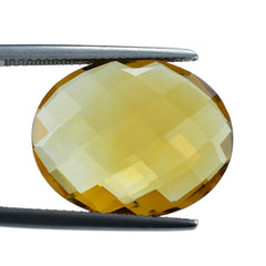 ORANGE CITRINE BRIOLETTE OVAL 20X16 MM 13.21 Cts.