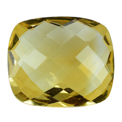 GOLDEN CITRINE BRIOLETTE CUSHION 14X12MM 7.08 Cts.