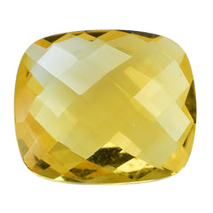 GOLDEN CITRINE BRIOLETTE CUSHION (C-1/CLEAN) 14X12MM 7.43 Cts.