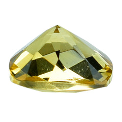 YELLOW CITRINE CHECKER CUT CUSHION 10.00MM 3.65 Cts.