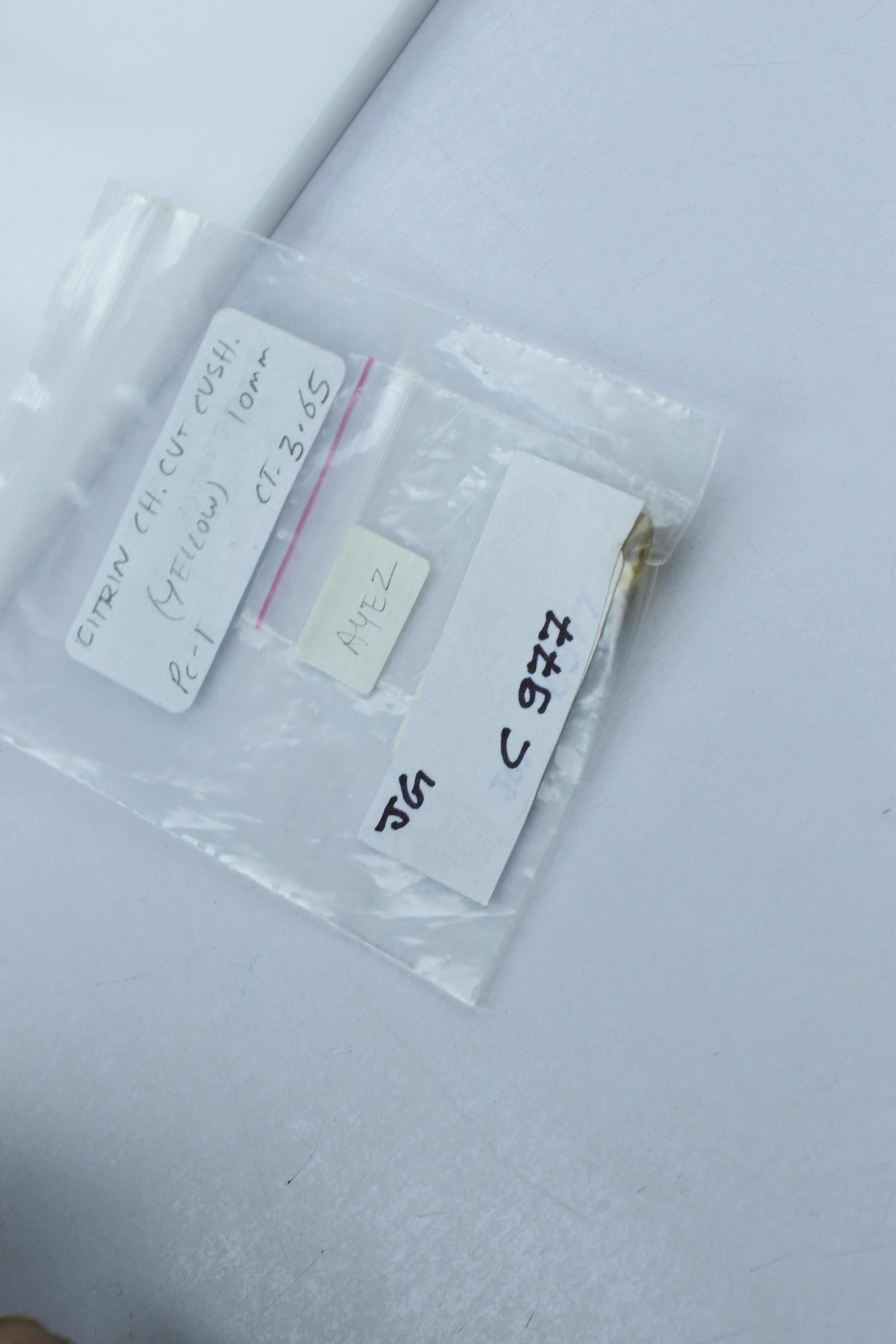 YELLOW CITRINE CHECKER CUT CUSHION 10.00MM 3.65 Cts.