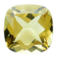 YELLOW CITRINE CUT CUSHION (C3/CLEAN) 12.00MM 6.00 Cts.