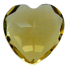 YELLOW CITRINE CUT HEART 7.00MM (C-3) 1.14 Cts.