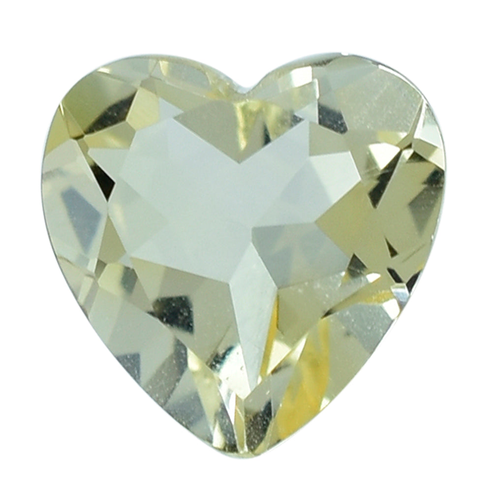 LEMON CITRINE CUT HEART  7.00MM 1.22 Cts.
