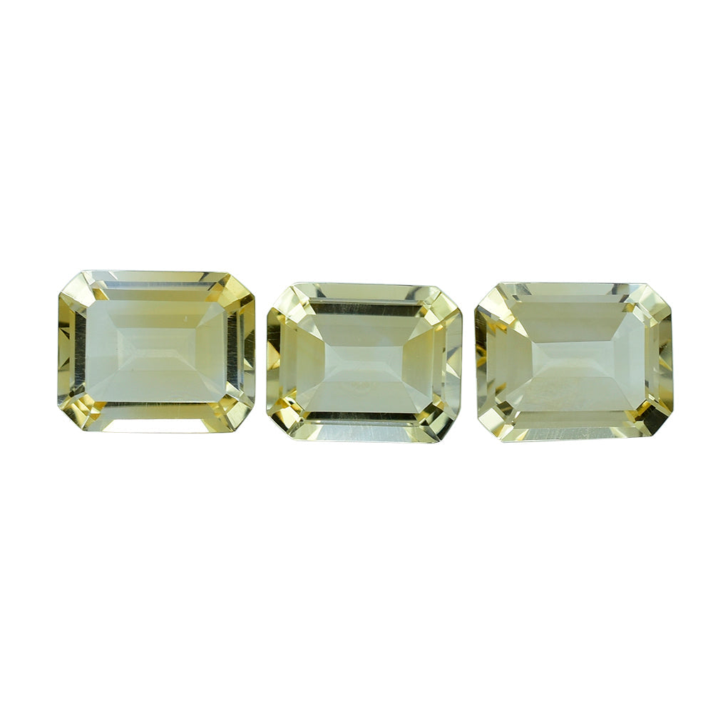 YELLOW CITRINE CUT OCTAGON 9.70X7.70MM 2.73 Cts.