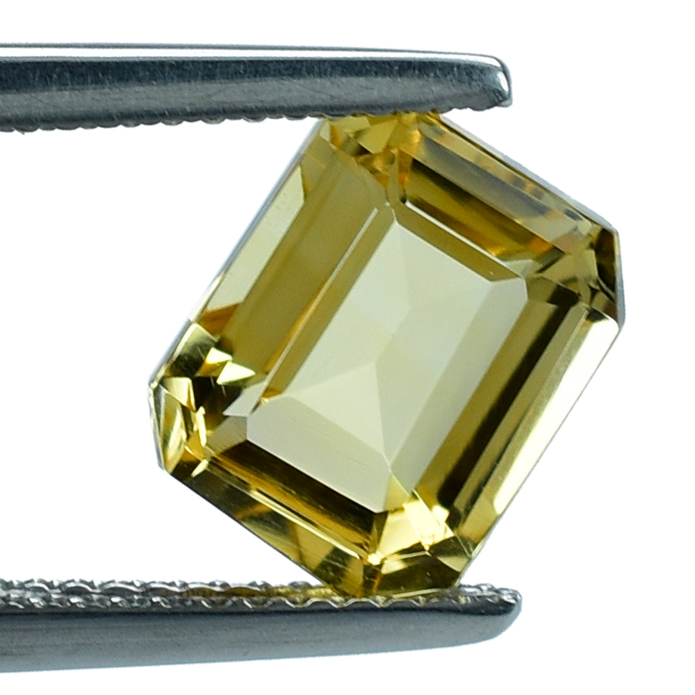 YELLOW CITRINE CUT OCTAGON 9.60X7.80MM 2.78 Cts.