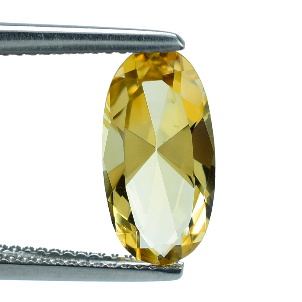 YELLOW CITRINE CUT OVAL 14X7MM 2.58 Cts.