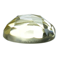 LEMON CITRINE ROSE CUT OVAL CAB  10X8MM 2.48 Cts.