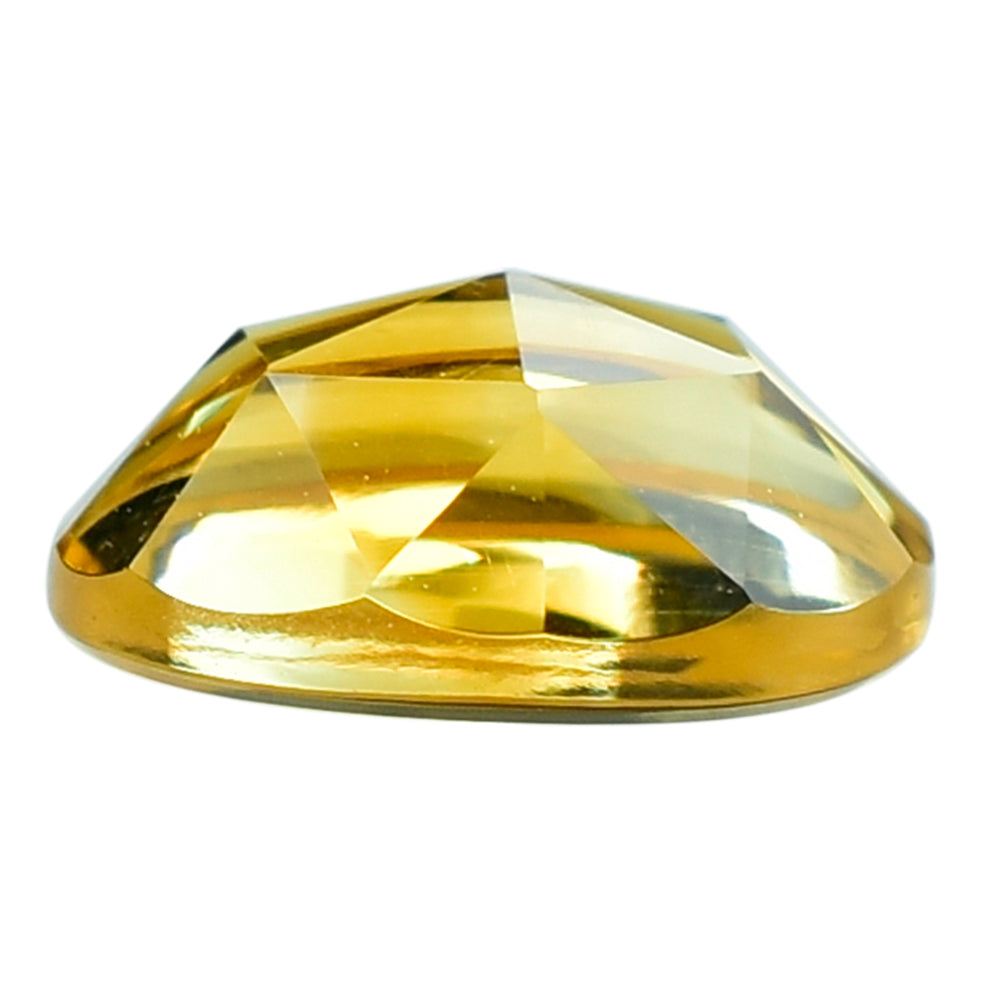 CITRINE ROSE CUT OVAL CAB 8X6MM 1.10 Cts.