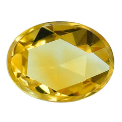 CITRINE ROSE CUT OVAL CAB 8X6MM 1.10 Cts.