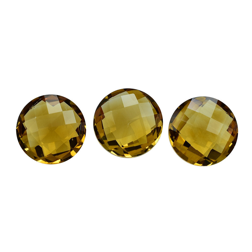 ORANGE CITRINE BRIOLETTE ROUND 10.00MM 2.70 Cts.