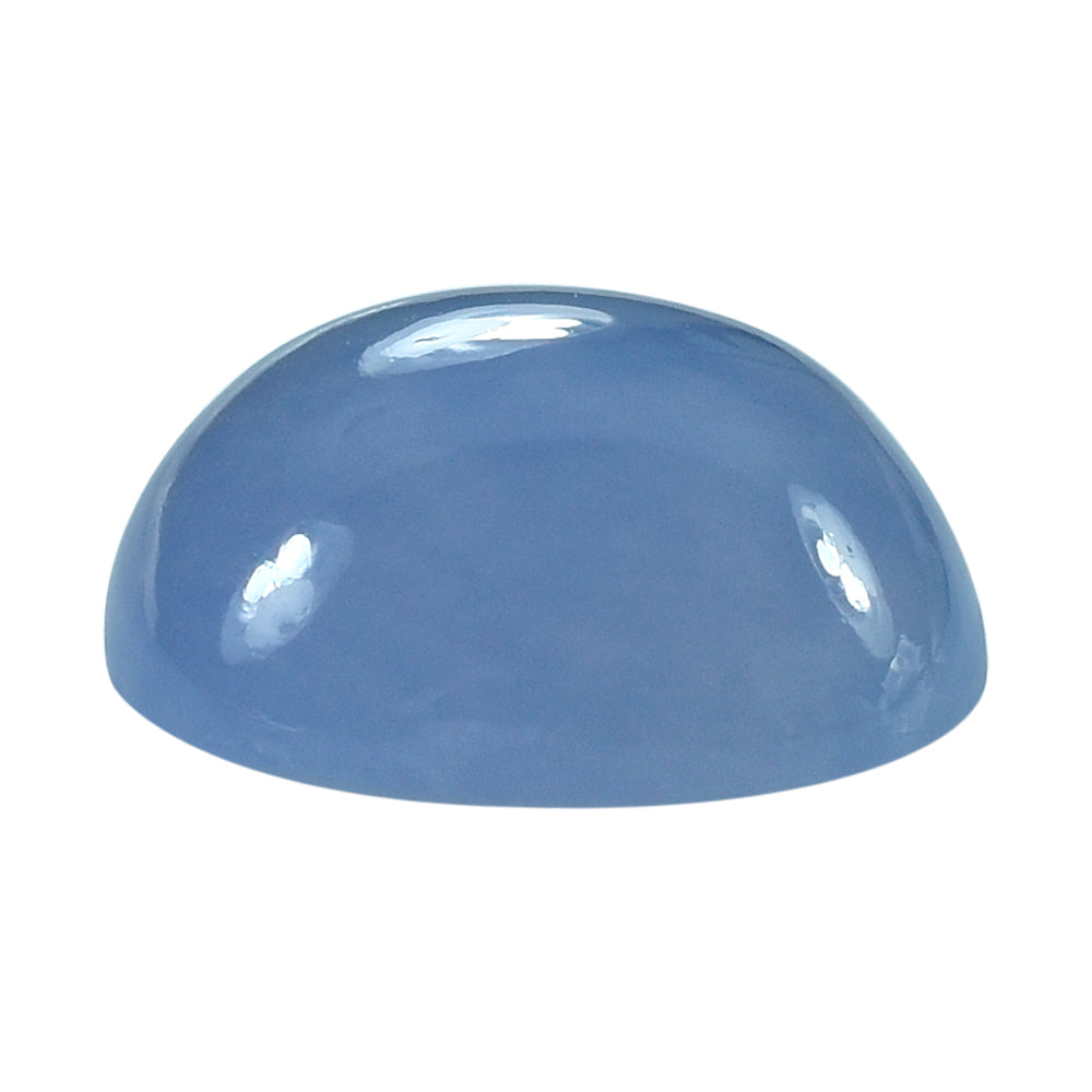 NATURAL AFRICAN BLUE CHALCEDONY CUSHION CAB 18.50MM 20.61Cts.