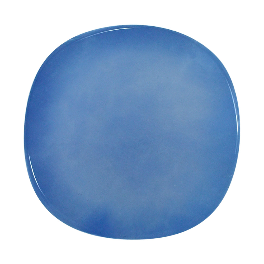 NATURAL AFRICAN BLUE CHALCEDONY CUSHION CAB 18.50MM 20.61Cts.