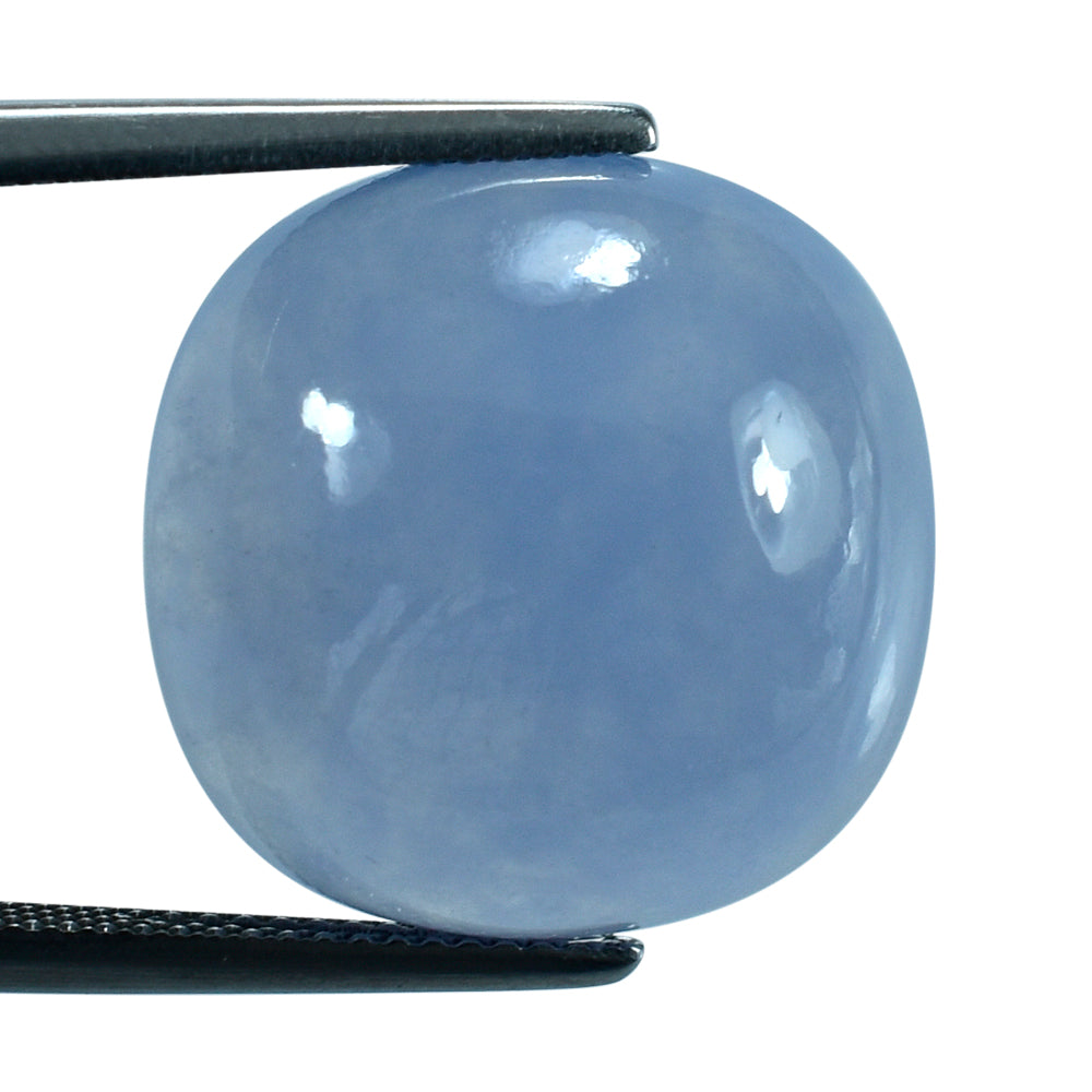 NATURAL AFRICAN BLUE CHALCEDONY CUSHION CAB 18.50MM 20.61Cts.