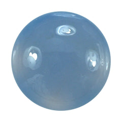 NATURAL AFRICAN BLUE CHALCEDONY LENTIL ROUND 7MM 1.35Cts.
