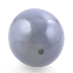 AFRICAN CHALCEDONY PLAIN OLIVE (HALF DRILL) 18X15MM 28.12 Cts.