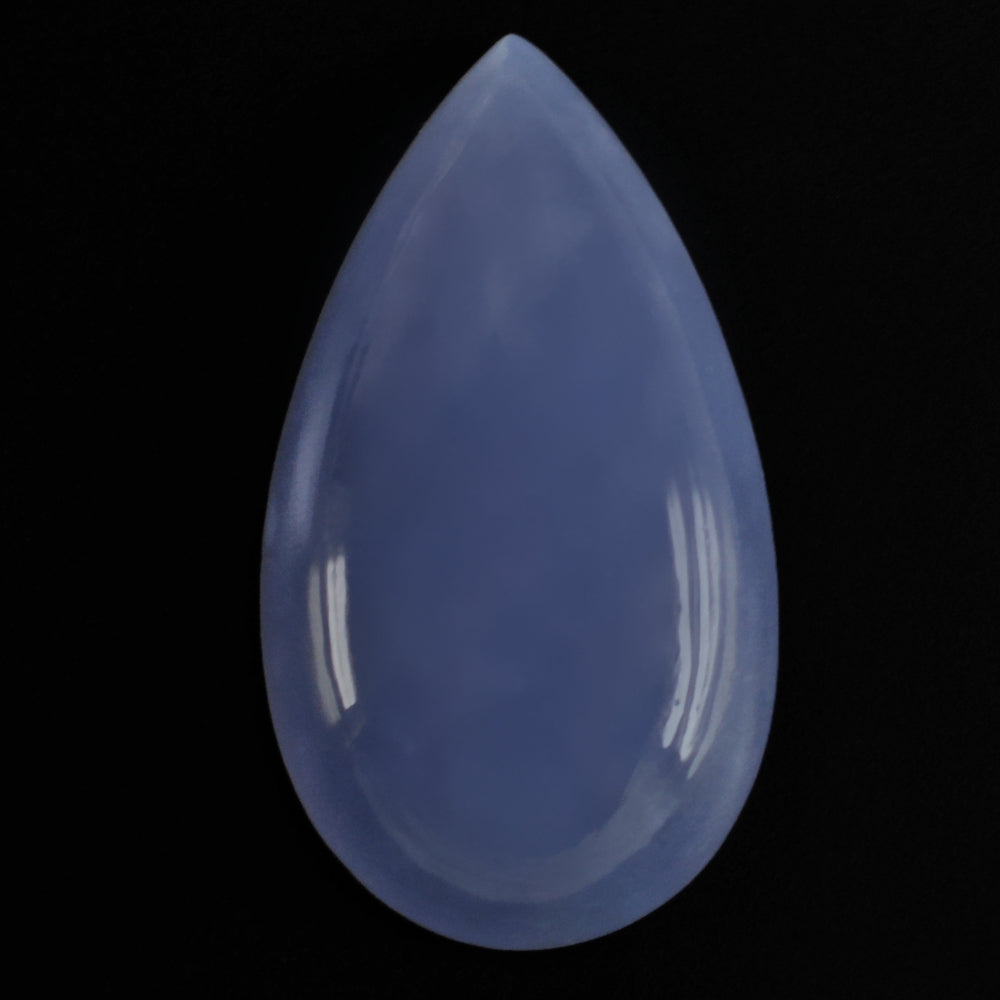 AFRICAN CHALCEDONY PEAR CAB 25X14MM 20.06 Cts.
