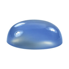 DYED BLUE CHALCEDONY OVAL CAB 9X7MM 1.94 Cts.