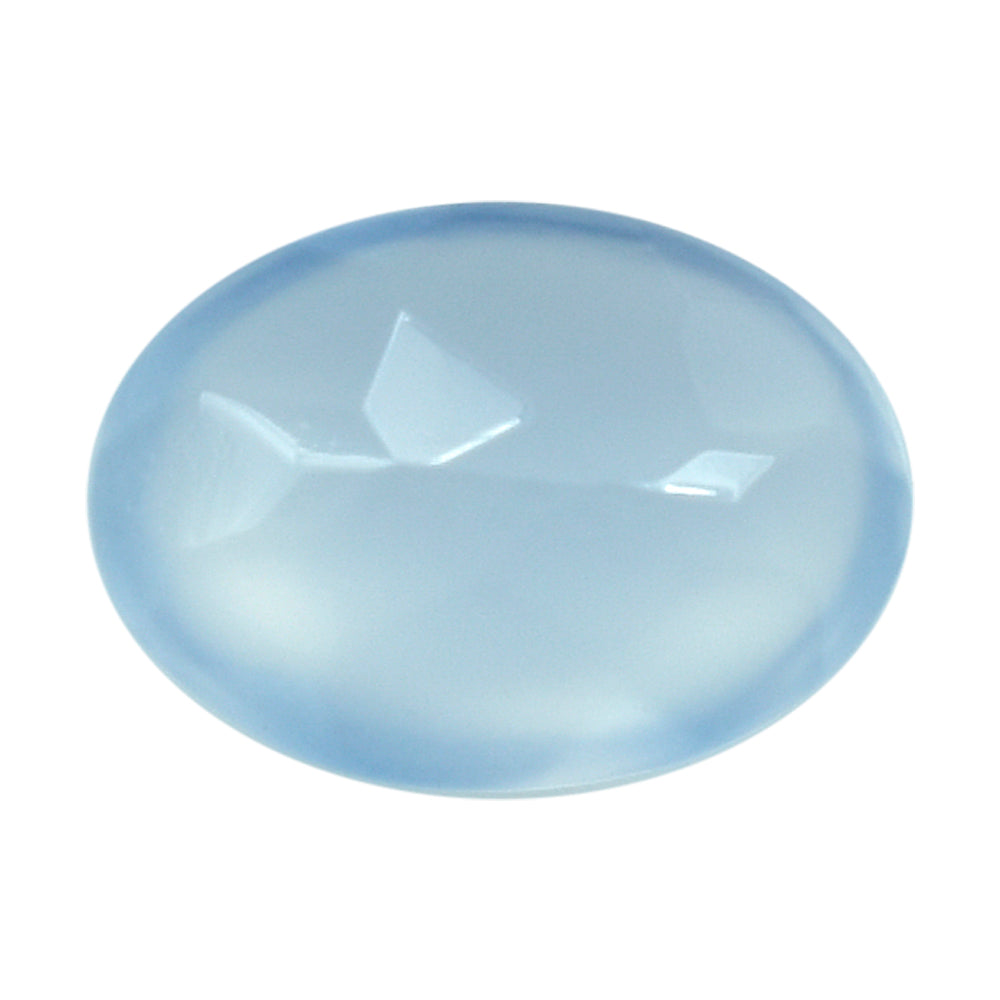 NATURAL CHALCEDONY BUFFTOP OVAL 7X5MM 0.74 Cts.