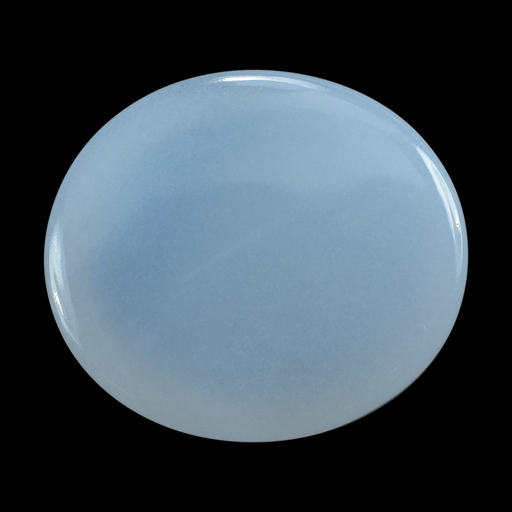 NATURAL CHALCEDONY OVAL CAB 16X14MM 12.38 Cts.