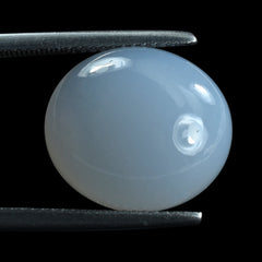 NATURAL CHALCEDONY OVAL CAB 16X14MM 12.38 Cts.