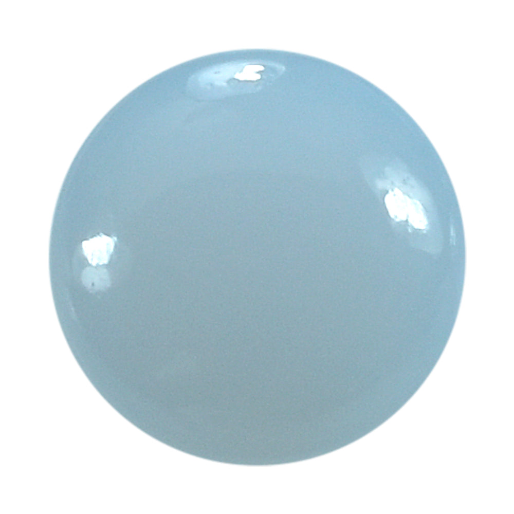 NATURAL CHALCEDONY BUFFTOP ROUND 6.50MM 0.96 Cts.