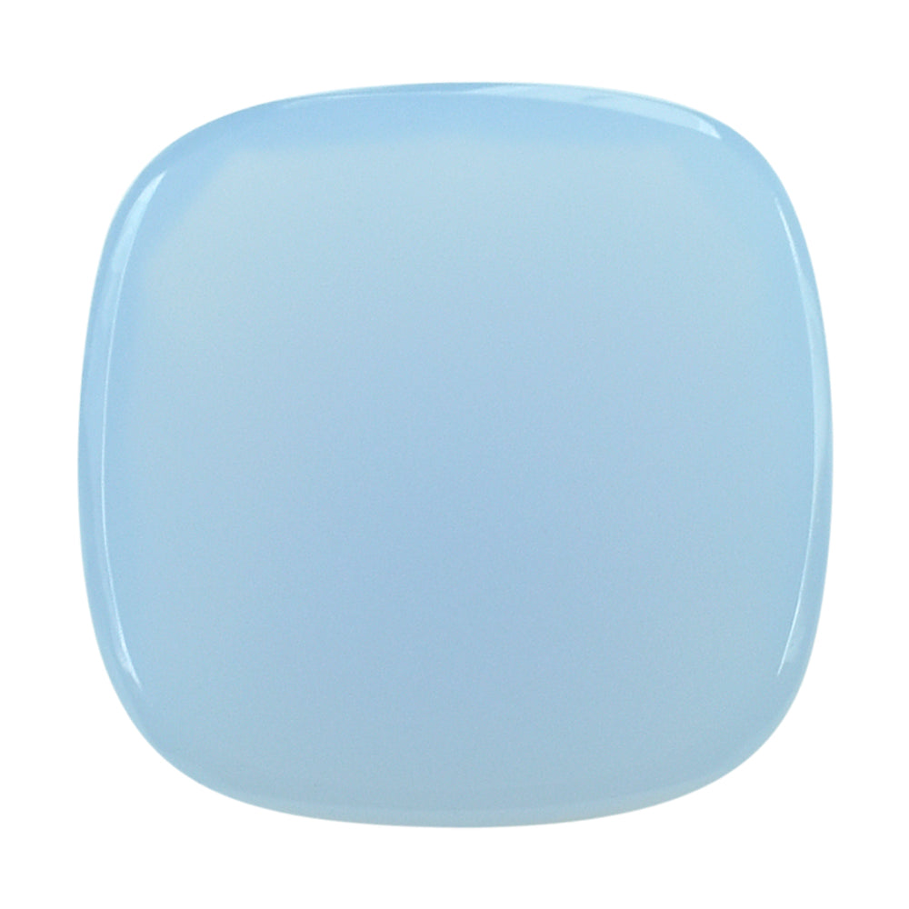 NATURAL CHALCEDONY ROSE CUT CUSHION CAB 12MM 5.23 Cts.