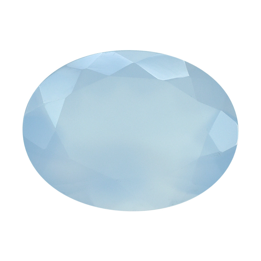 NATURAL CHALCEDONY CUT OVAL 16X12MM 6.53 Cts.