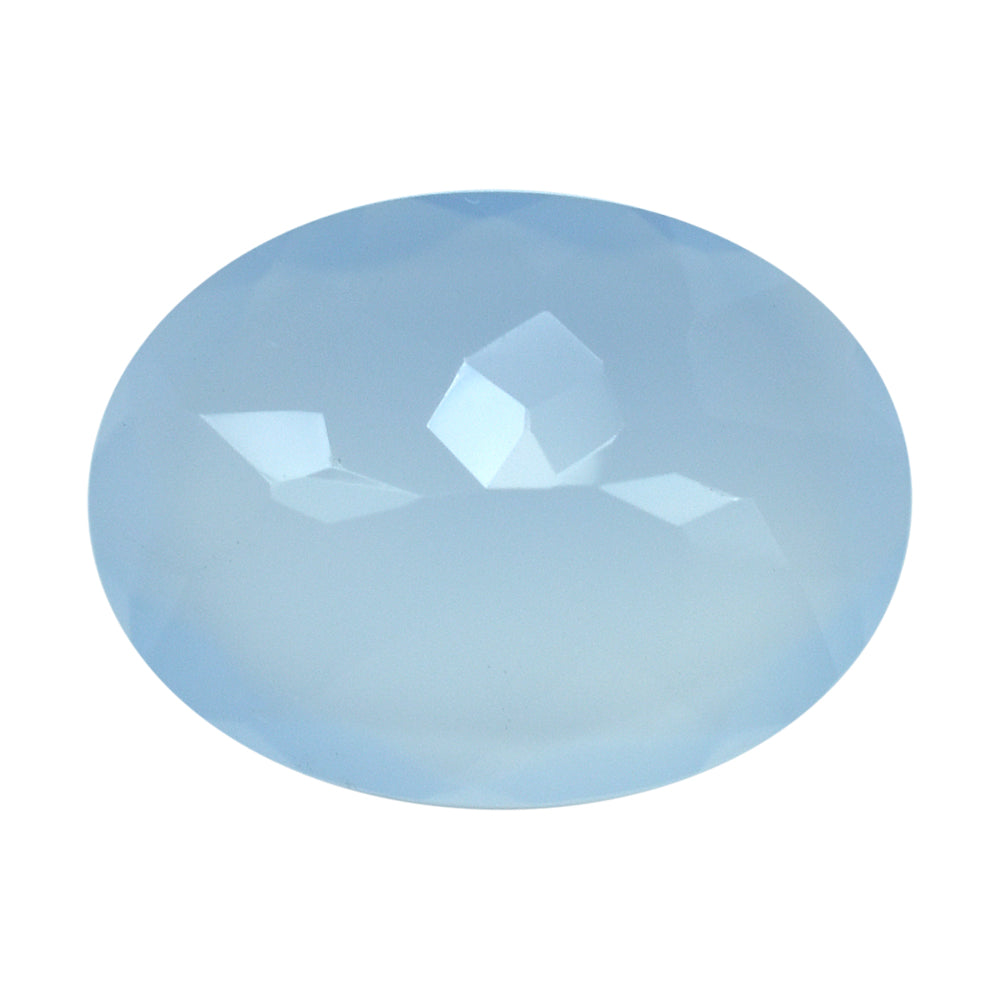 NATURAL CHALCEDONY CUT OVAL 16X12MM 6.53 Cts.
