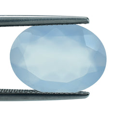 NATURAL CHALCEDONY CUT OVAL 16X12MM 6.53 Cts.