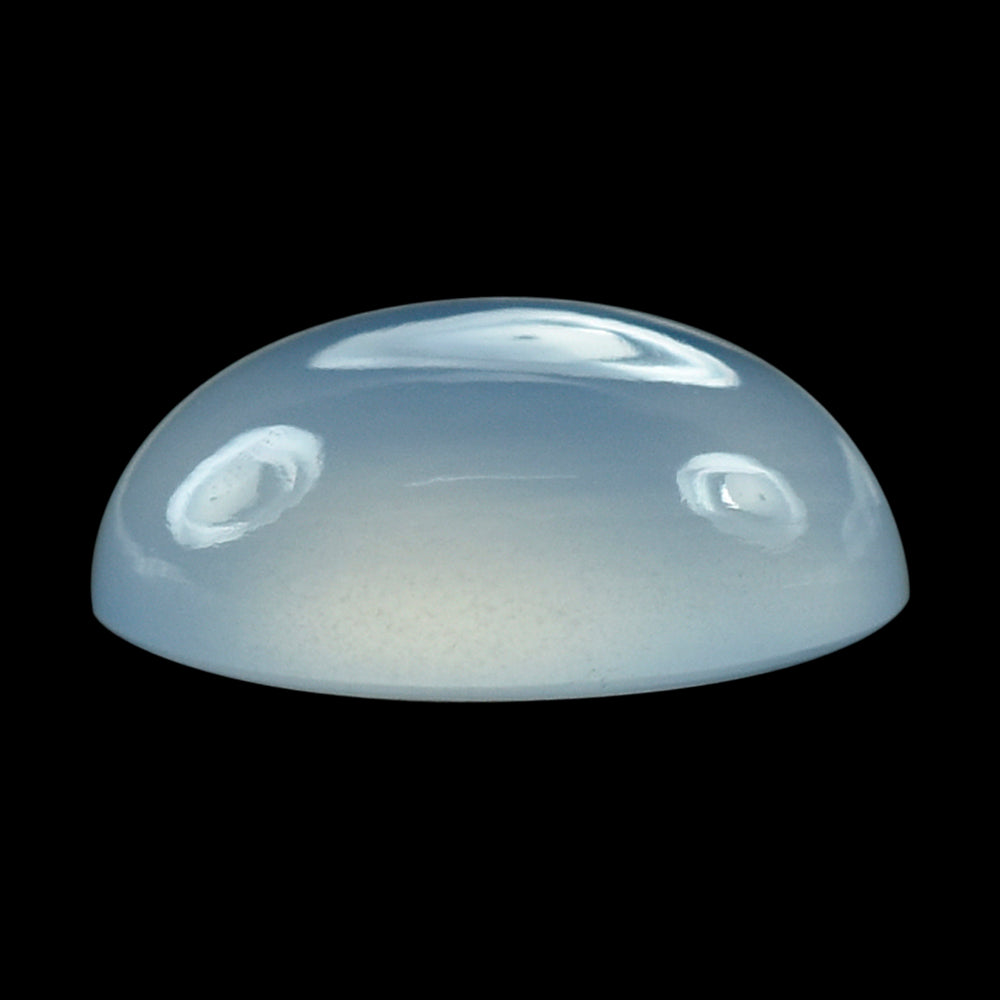 NATURAL CHALCEDONY OVAL CAB 11X9MM 3.41 Cts.