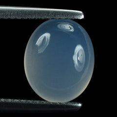 NATURAL CHALCEDONY OVAL CAB 11X9MM 3.41 Cts.