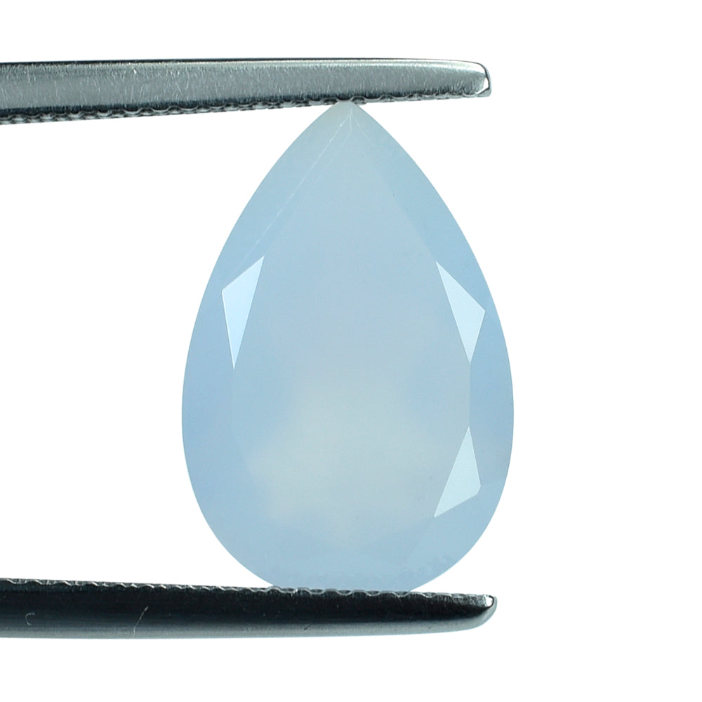 NATURAL CHALCEDONY CUT PEAR 15X10MM 4.88 Cts.