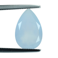 NATURAL CHALCEDONY CUT PEAR 15X10MM 4.88 Cts.