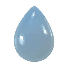 NATURAL CHALCEDONY PEAR CAB 18X13MM 9.27 Cts.