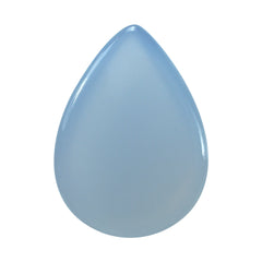 NATURAL CHALCEDONY PEAR CAB 18X13MM 9.27 Cts.