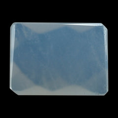 NATURAL CHALCEDONY CHECKER OCTAGON CAB (MEDIUM/CLEAN) 8X6MM 1.33 Cts.