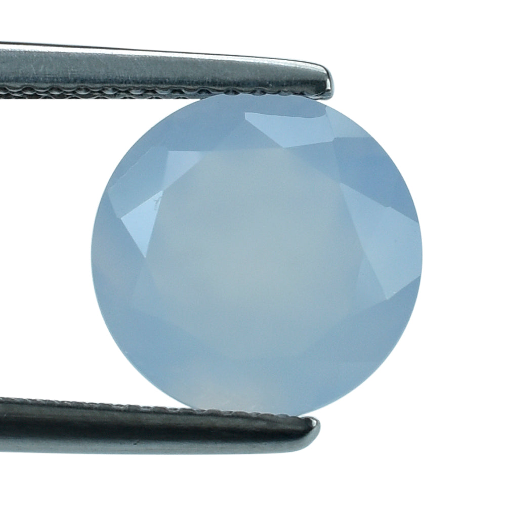 NATURAL CHALCEDONY CUT ROUND 10.50MM 3.69 Cts.