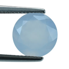 NATURAL CHALCEDONY CUT ROUND 10.50MM 3.69 Cts.